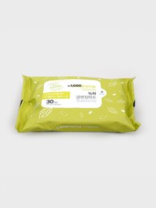 绿茶 洁肤湿巾 洁面湿巾30片