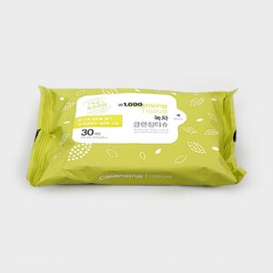 绿茶 洁肤湿巾 洁面湿巾30片