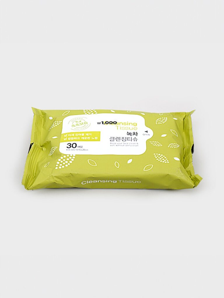 绿茶 洁肤湿巾 洁面湿巾30片