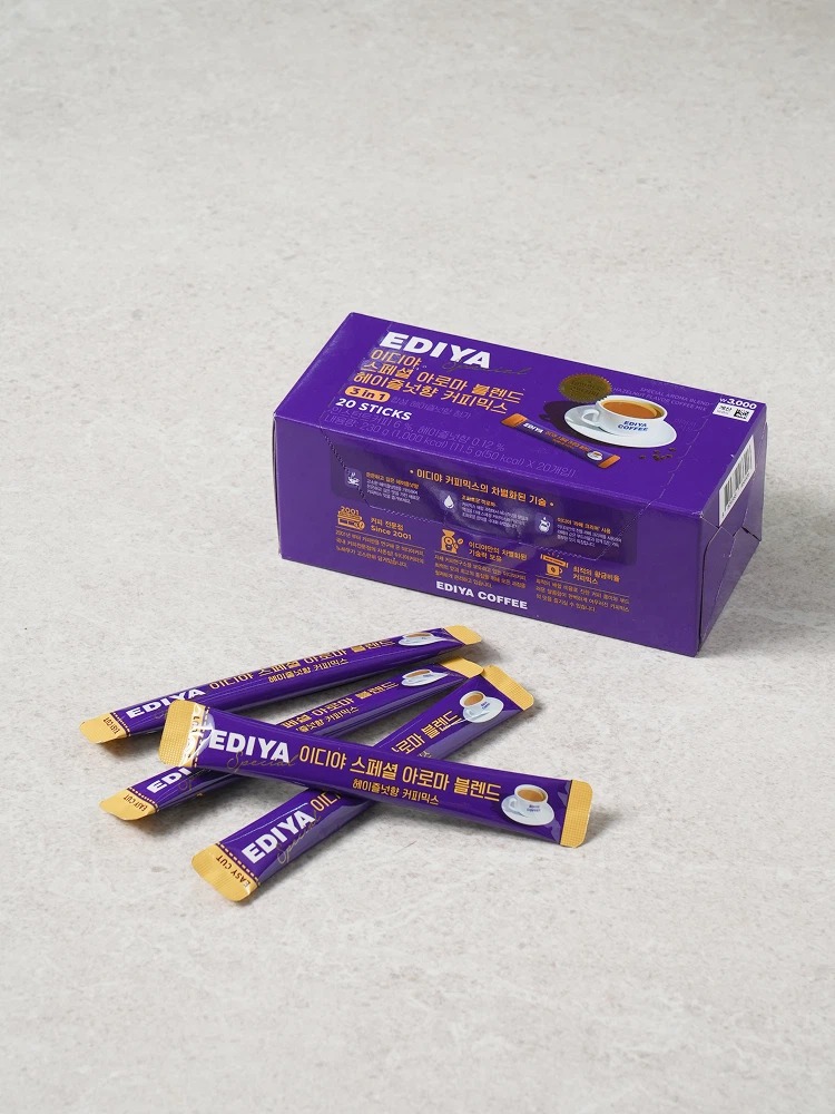 EDIYA Seupesyeol Aroma Beulrendeu 榛果味 咖啡混合装 20包