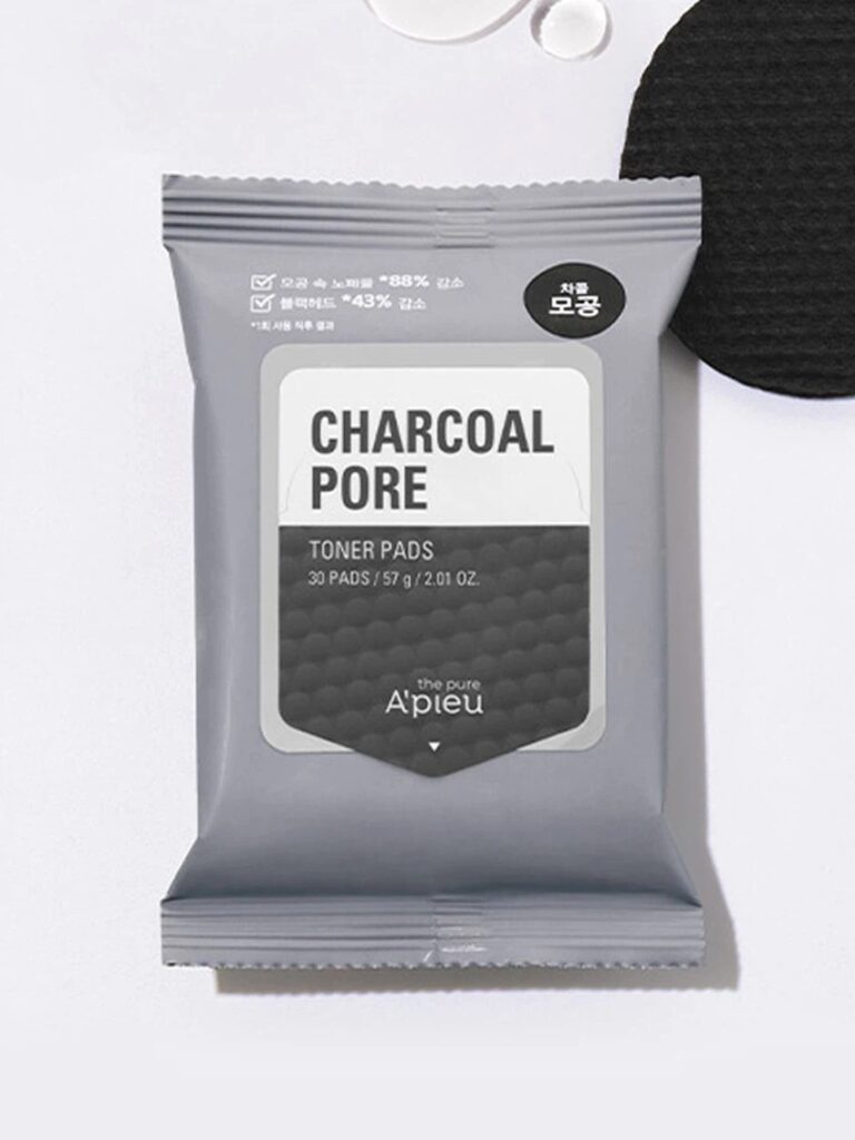 A'PIEU 纯净 Chakol 毛孔清洁湿巾 57g 30片