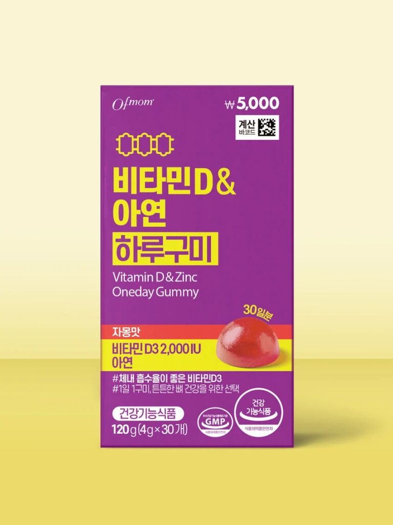 Obmoms 维生素D＆Ayeon 每日软糖 30日量