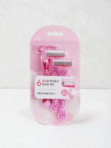 女性用 6Jungnal 剃须刀 3片装