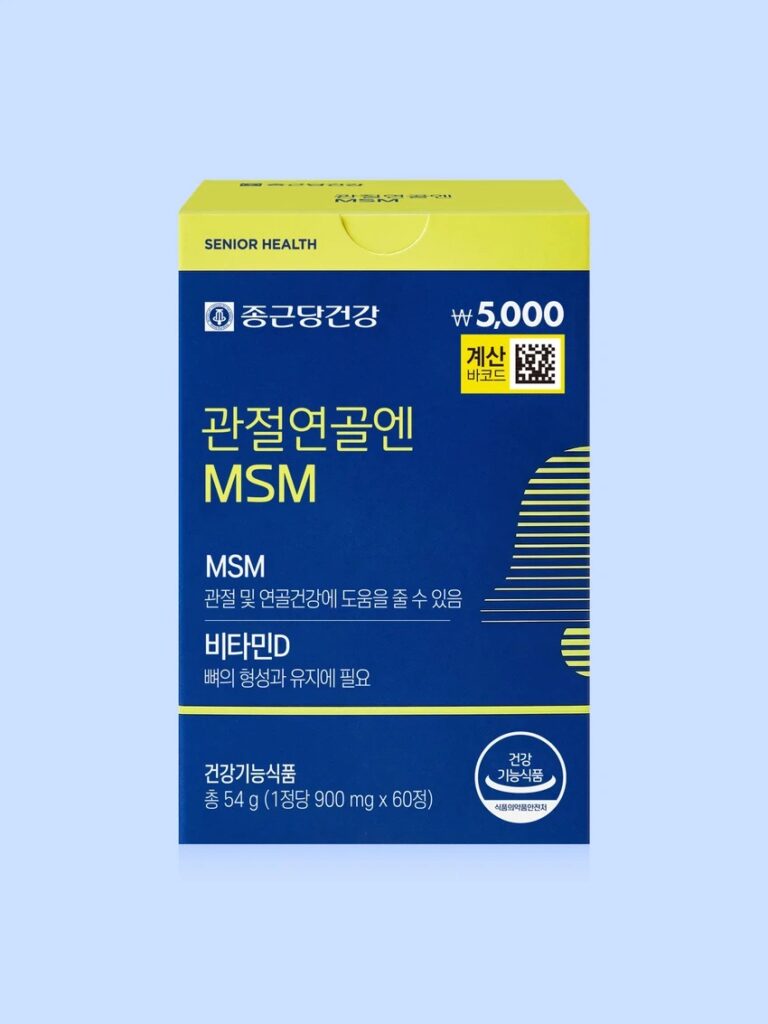 钟根堂健康 关节软骨MSM 60片 30日量