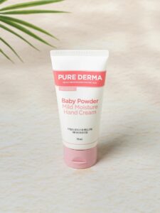 On The Body Pyueo皮肤科学型 温和保湿 护手霜 75ml 婴儿爽身粉香型 Hyang