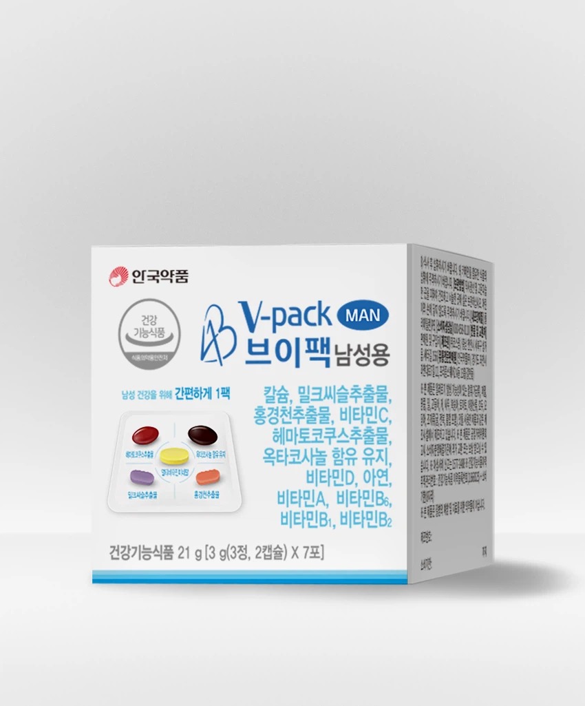 安国药品 V Pack 男士 多效合一复合维生素 面膜7包