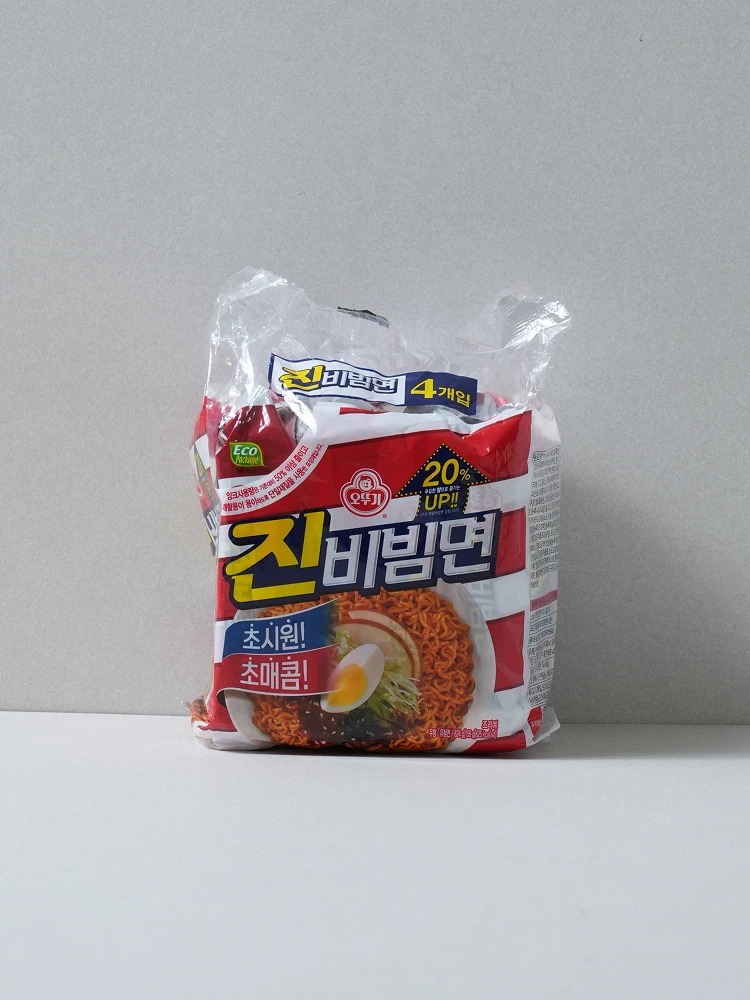 Ottogi Jinbibimmyeon 多包装 156g X 面膜4瓶装