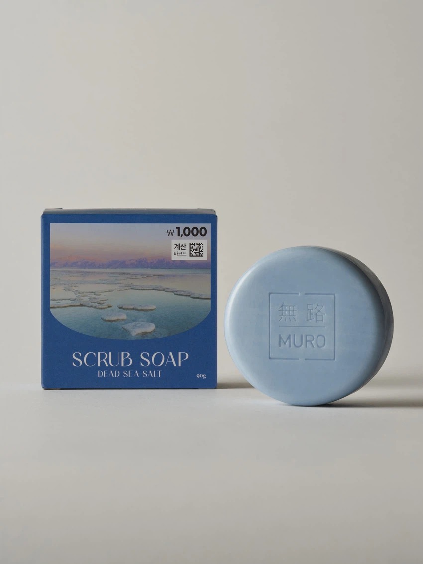 Muro 死海盐 磨砂香皂 90g