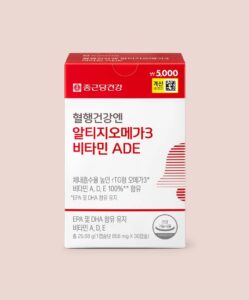 钟根堂健康 Hyeolhaenggeongangen rTG欧米伽3 维生素ADE 30粒 30日量