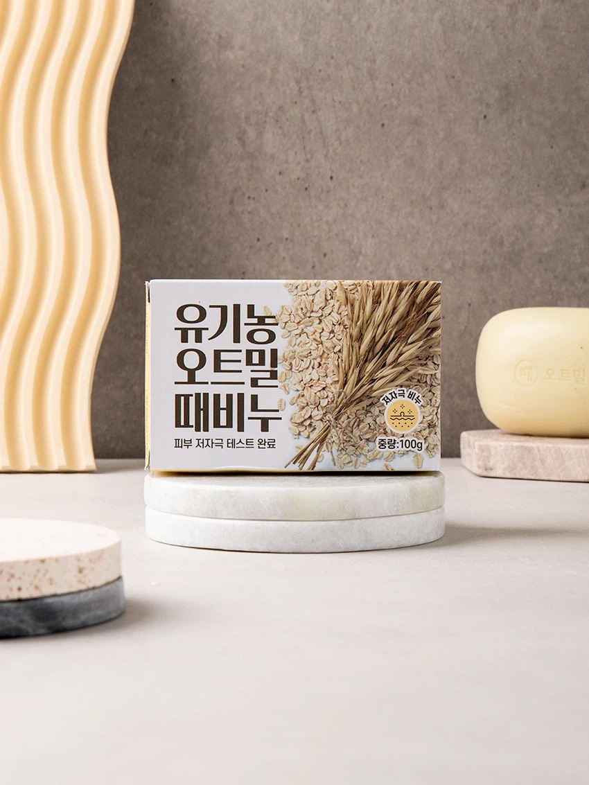 Selgreen 有机 燕麦 去角质皂 100g