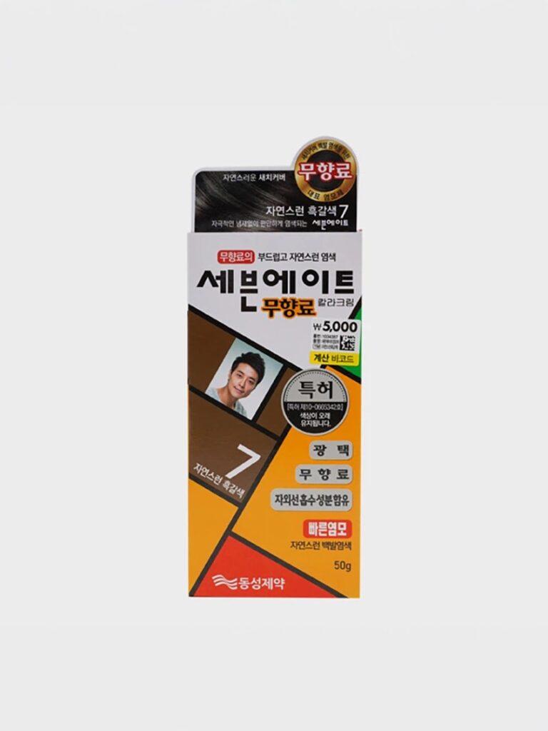 Sebeuneiteu 染发剂 Jayeonseureon深棕色