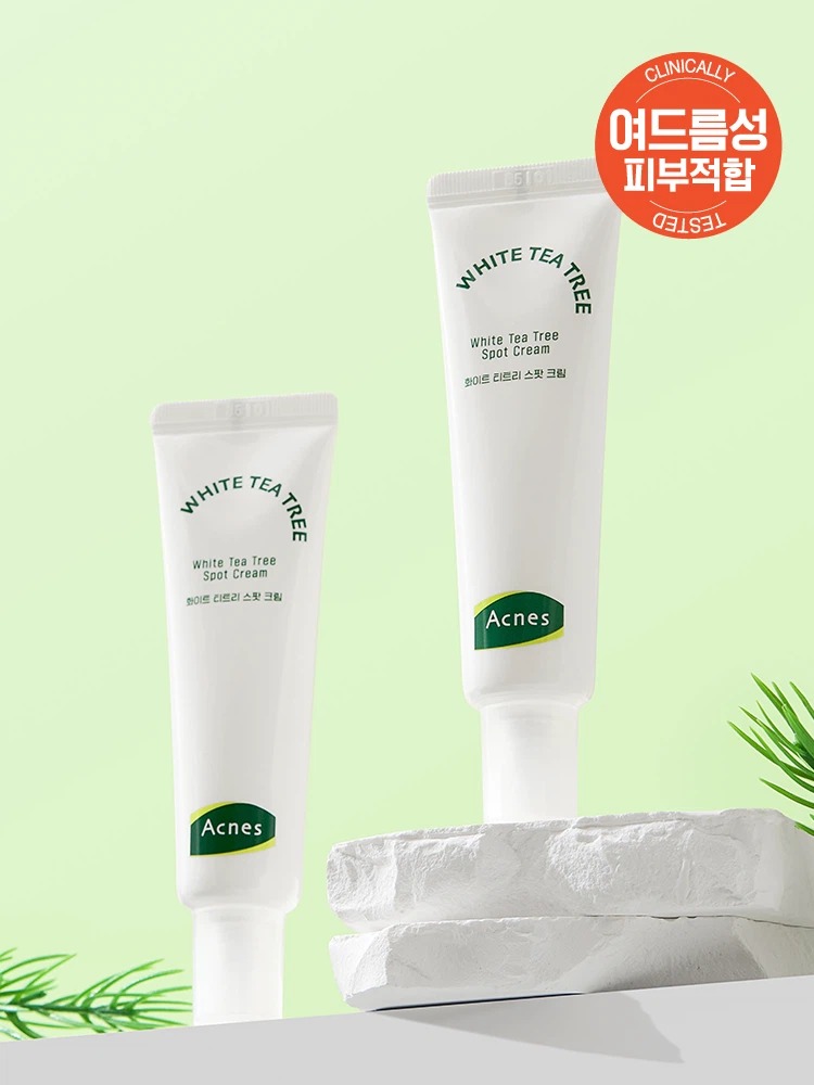 Akeuneseu 白茶积雪草 痘痘修护霜 30ml
