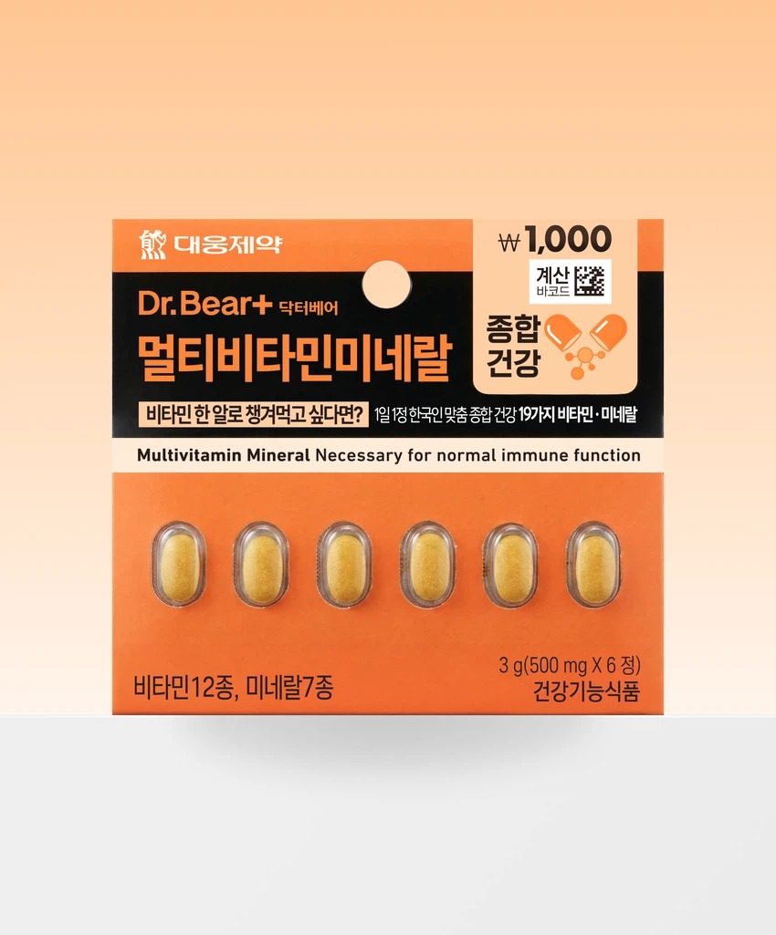 大熊制药 多种维生素Mineral 6片 6日量