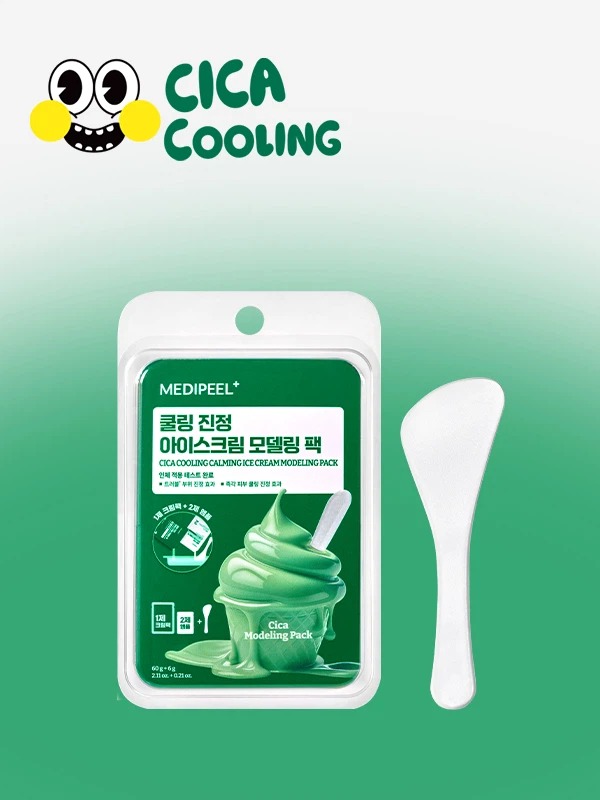 MEDIFEEL美蒂菲 积雪草冷感舒缓 冰淇淋塑形面膜 60g + 6g