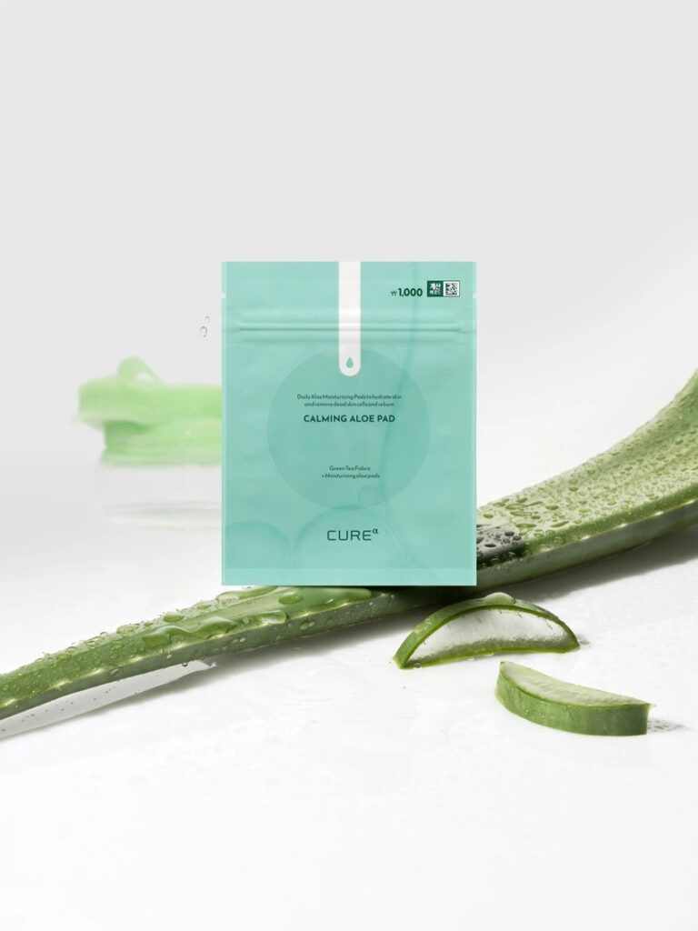 金正门芦荟 Cure Alpa 舒缓 芦荟湿巾 4片装
