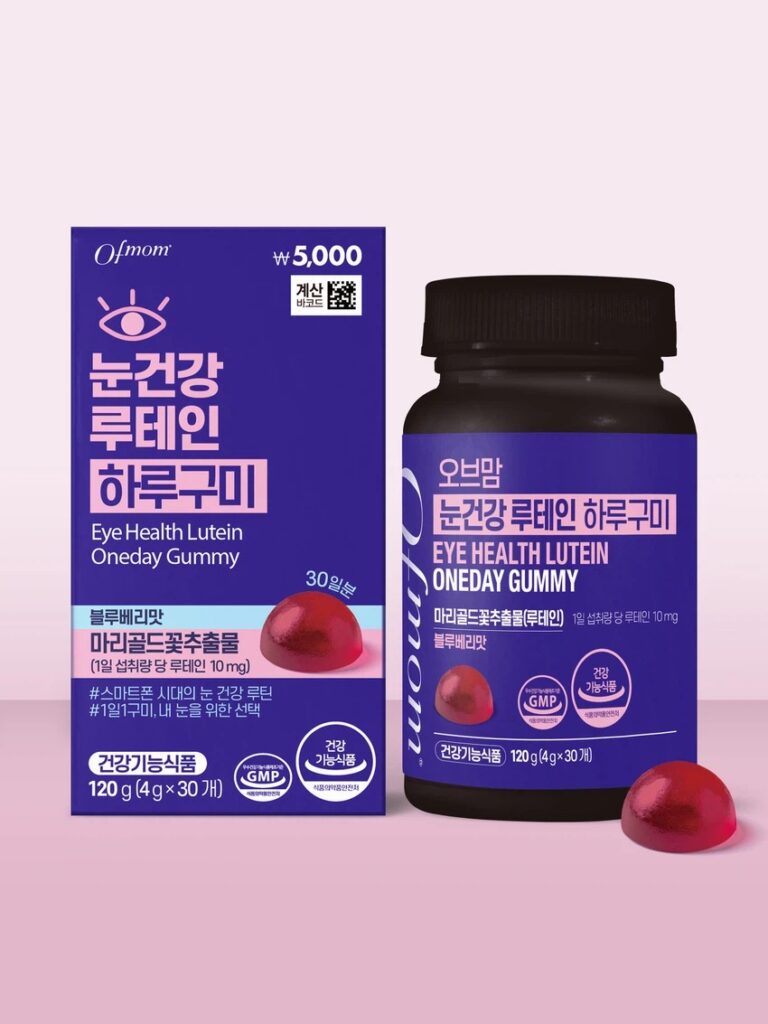 Obmoms 眼部健康 叶黄素 每日软糖 30日量