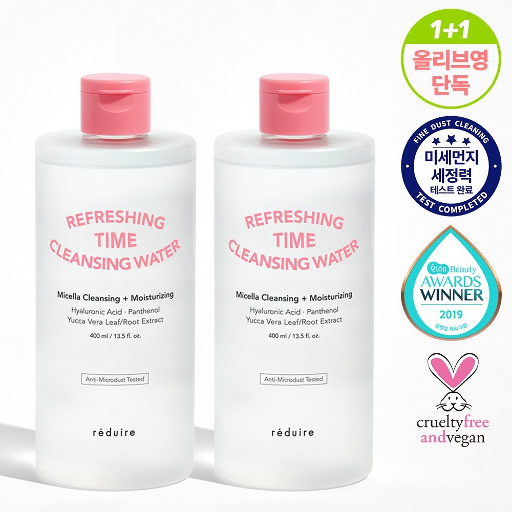 Ridyueo Ripeuresing Taim 卸妆水 双重企划装 (400ml+400ml)