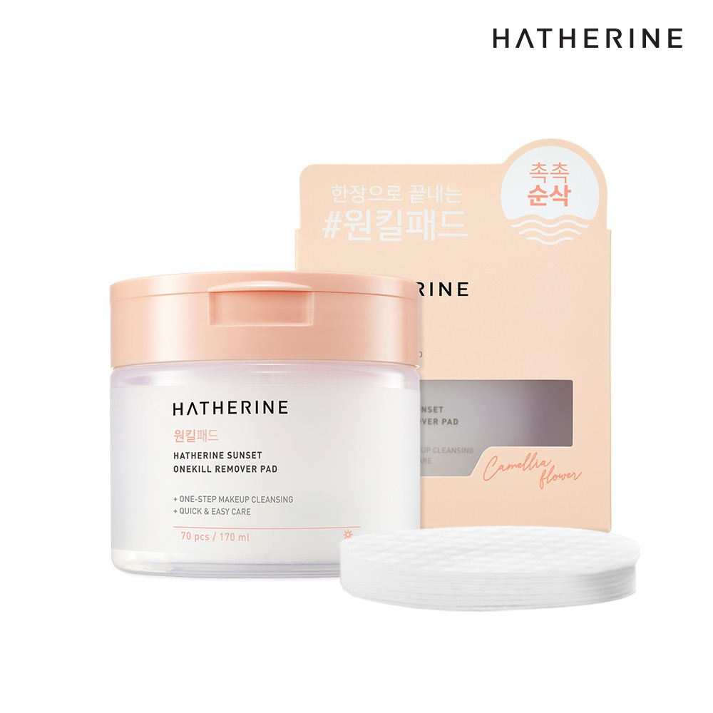 HATHERINE Seonset Wonkil 卸妆液 棉片 70片/170ml