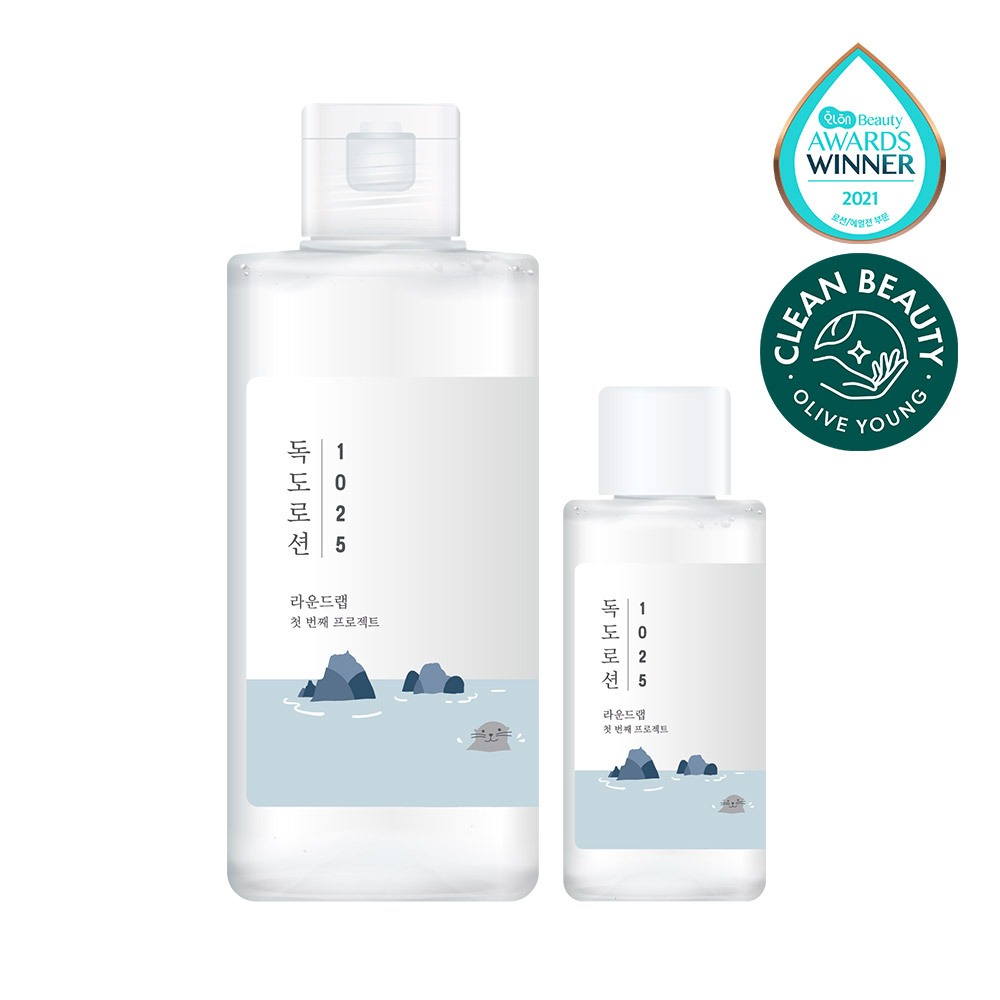 [低刺激] ROUND LAB 1025 独岛爽肤水 乳液200ml 企划装（赠50ml）