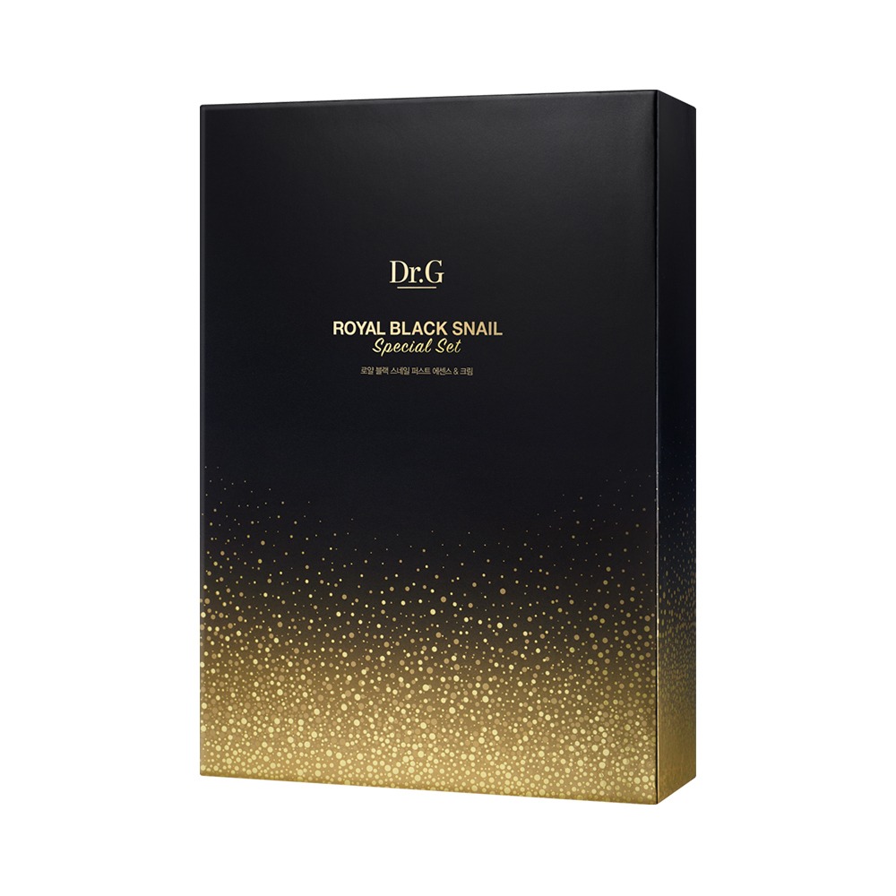 [礼盒套装/弹力]Dr.G 皇家黑蜗牛 特别套装 (精华液165ml+面霜50ml+Ai10ml面霜+面膜1ea)