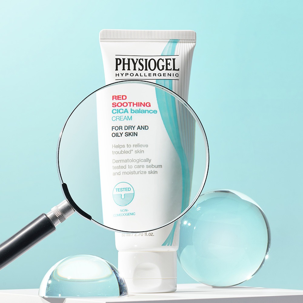 Physiogel 红色舒缓 修护积雪草平衡 面霜 80ml 大容量