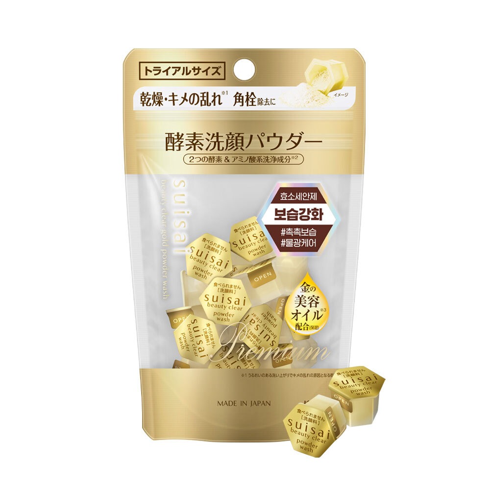 Suisai Byuti 清爽 金色 粉末洁面 15瓶装