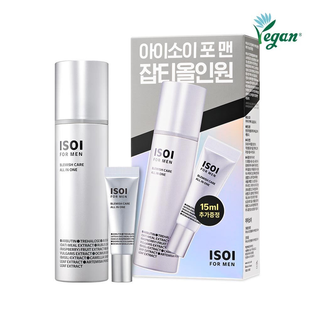 [提亮/Mingamseong] isoi 男士 焕亮修护多效合一 100ml 企划装（赠祛斑多效合一 15ml）