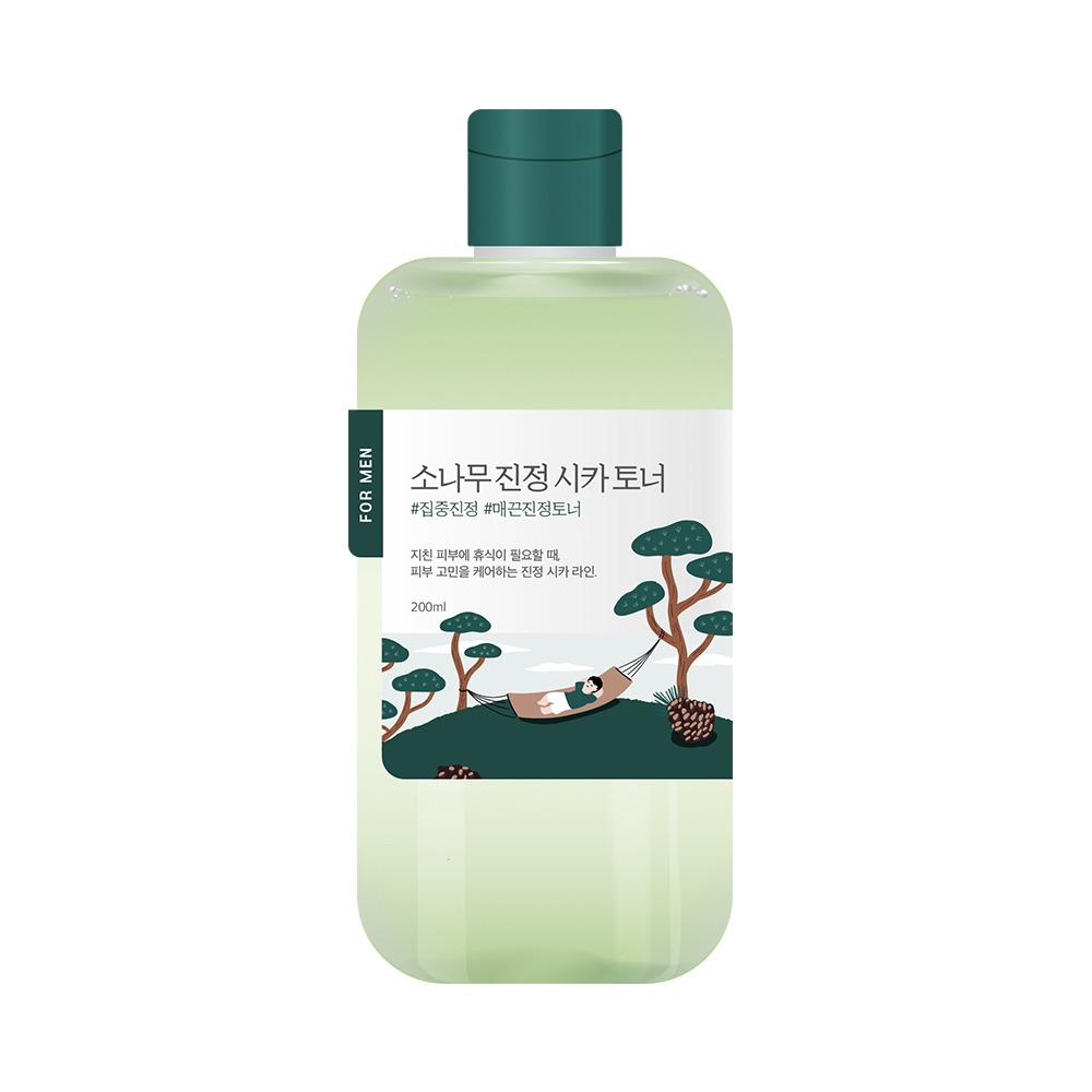 [敏感舒缓] ROUND LAB 男士 松木舒缓修护积雪草爽肤水 200ml