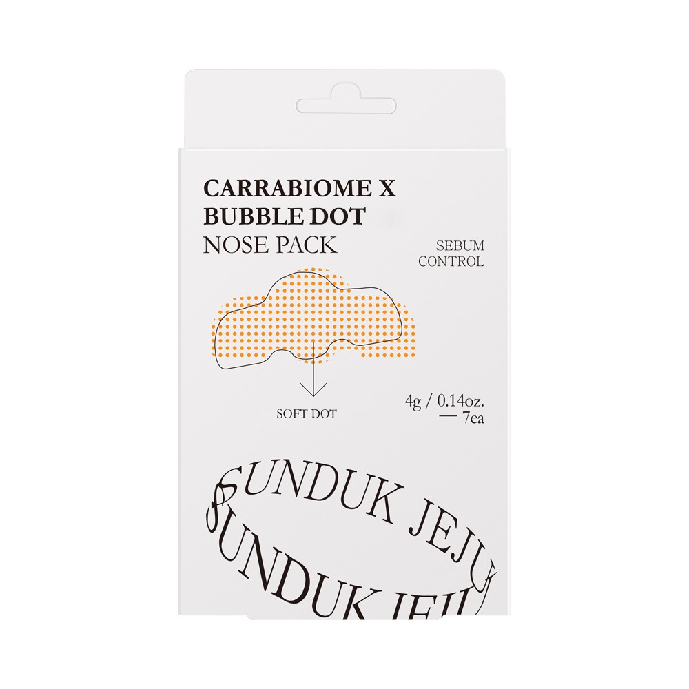 Seondeok济州 Kerabiome X 气泡点状鼻贴 面膜7片