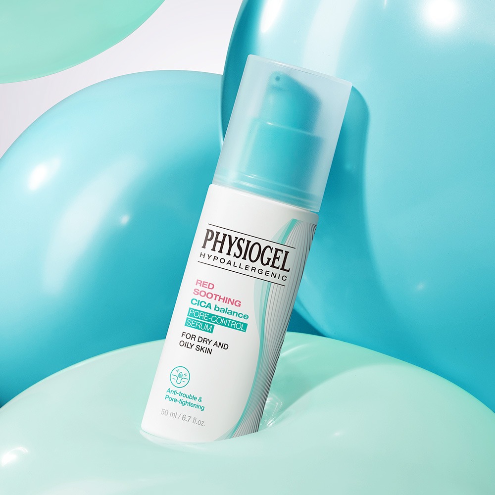 Physiogel 红色舒缓 修护积雪草平衡 毛孔控油 精华 50ml