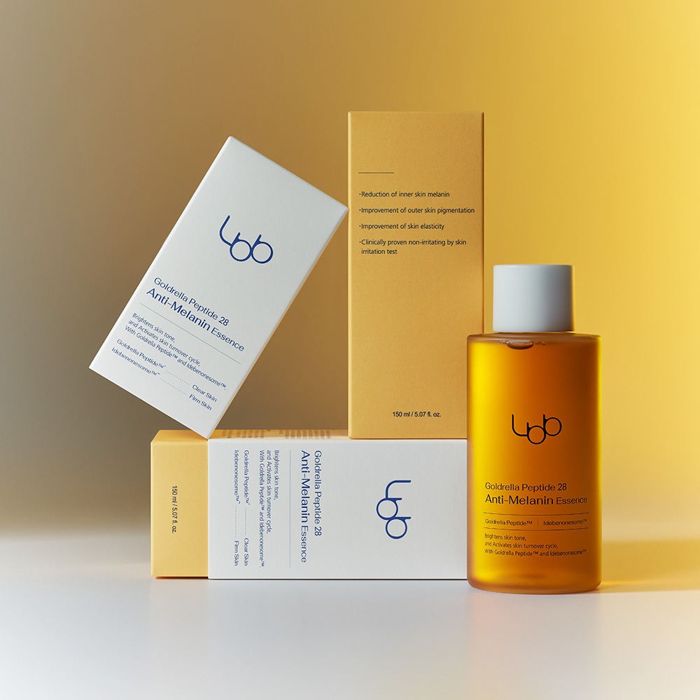 [淡斑祛斑 精华液/大容量]LBB 金色Relra 肽 28 Anti Melranin 精华液 150ml