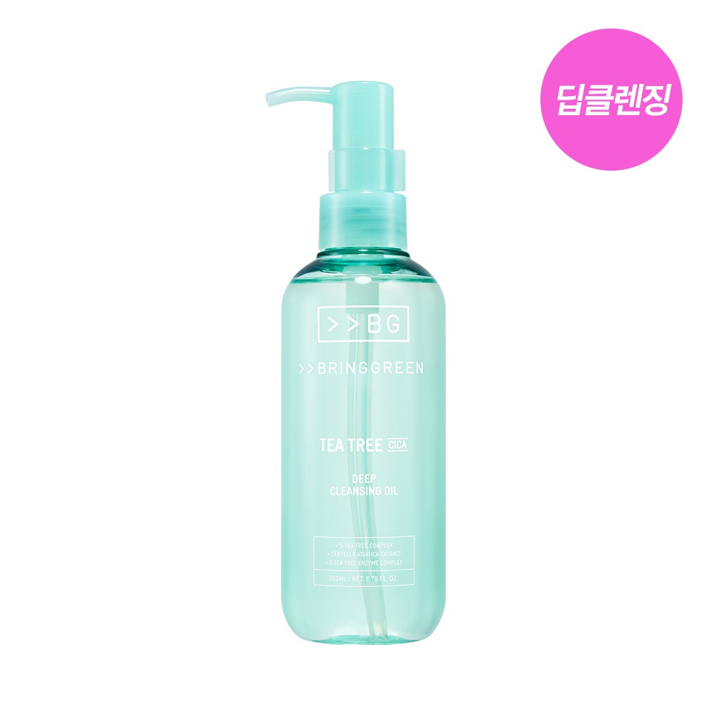 Bring Green 茶树积雪草 深层清洁卸妆油 200mL