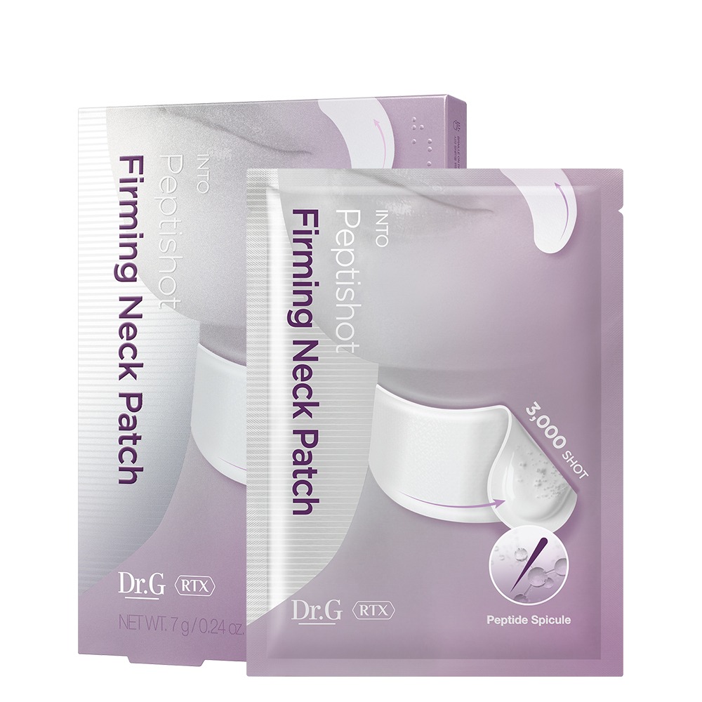 [颈部及法令纹护理]Dr.G RTX Into Peptishot 紧致提拉颈纹贴 1片(Mok&Palja)