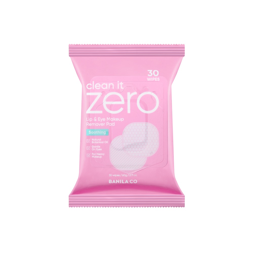 [Yeohaeng Pilsutem] Banila Co Clean It Zero 舒缓唇眼卸妆湿巾 30片