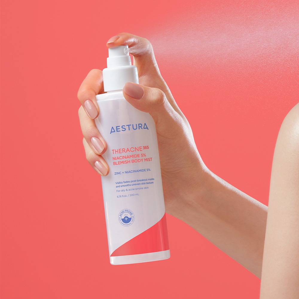 [痘痘护理] AESTURA 特拉克尼365 烟酰胺 5% 痘痕身体喷雾 200ml