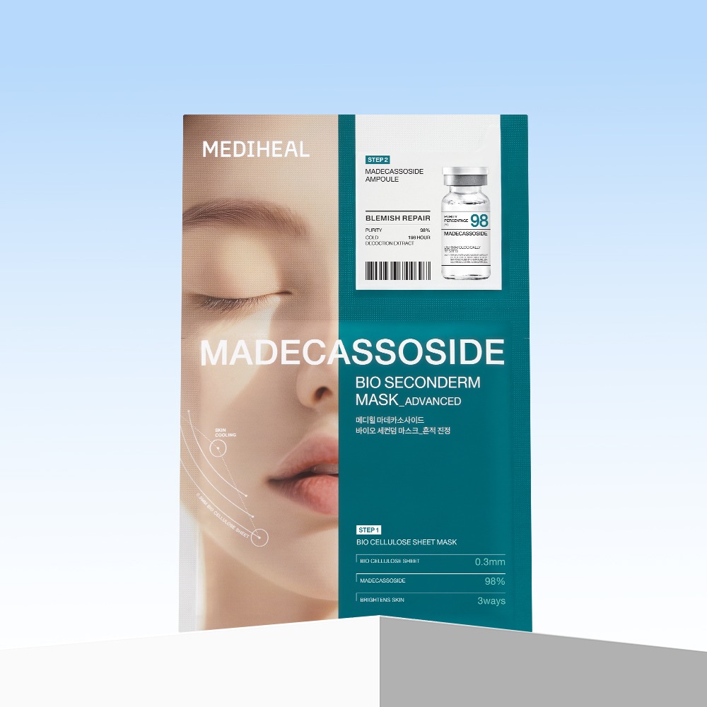 [吸附皮脂/毛孔清凉] Mediheal 生物第二代面膜 1片 3Jong (积雪草苷/PDRN/玻尿酸)
