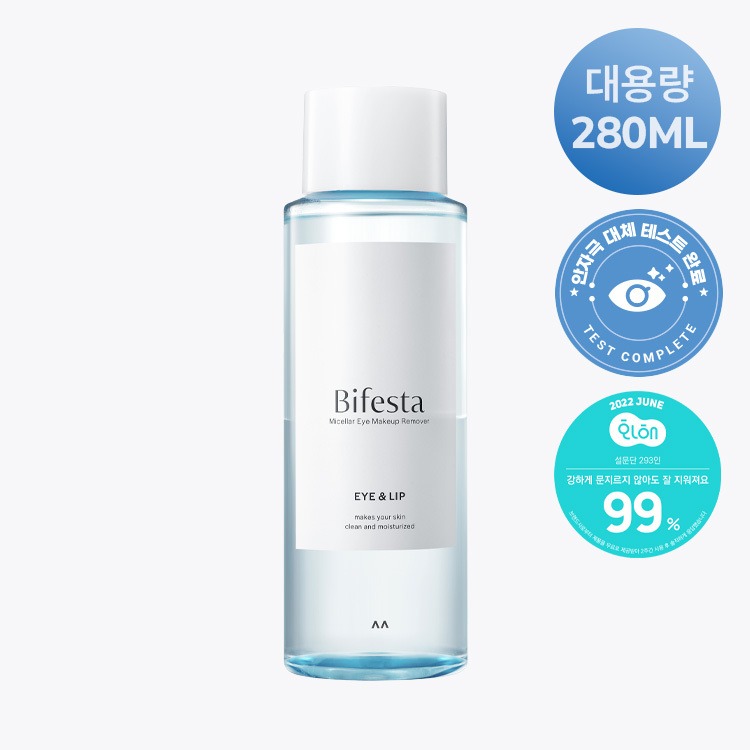 [洁面泡沫] Bifesta 唇眼卸妆液 280ml (大容量)