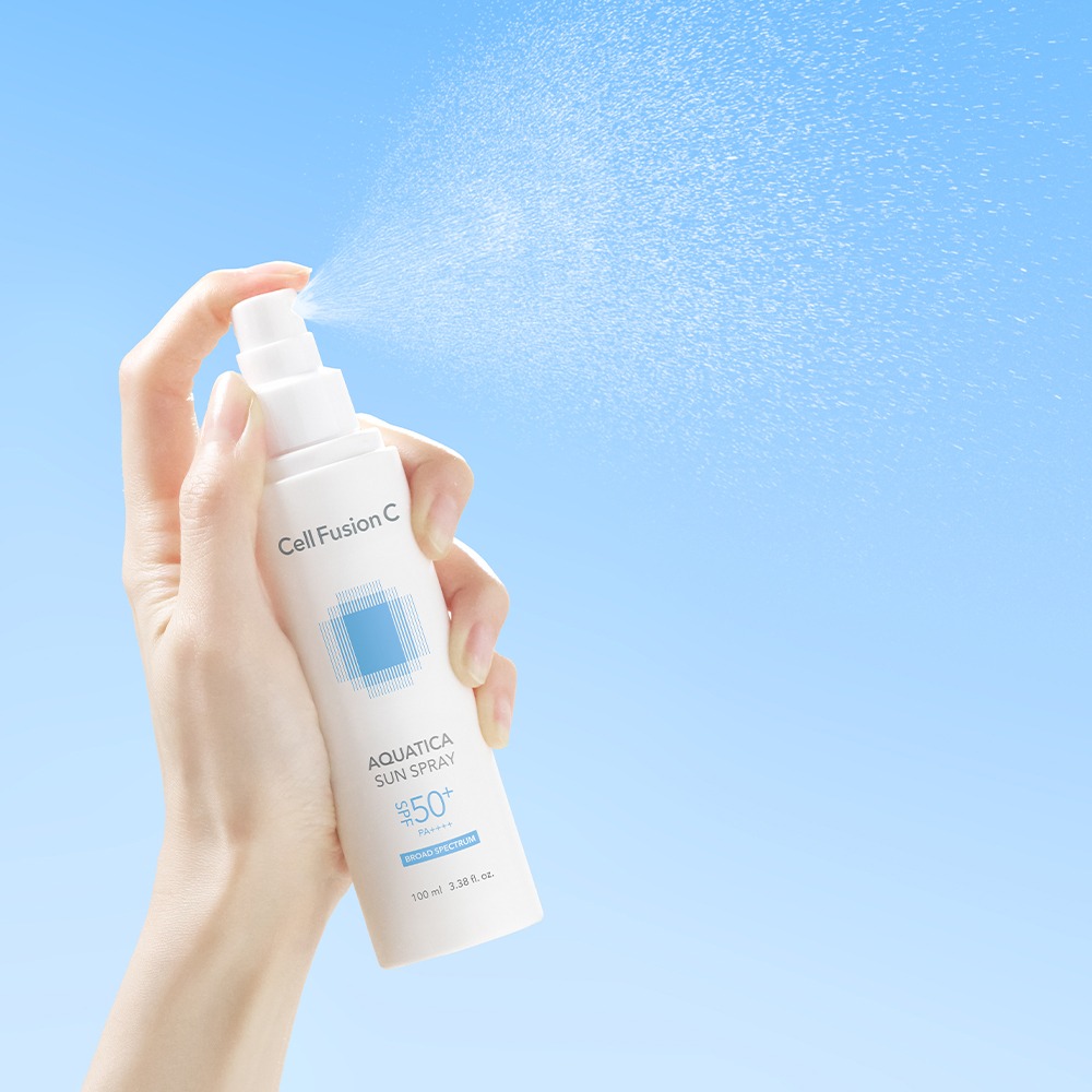 [Ppurineun 防晒霜/补水修护] Cellfusion C 水润Tika Sseon 喷雾 100ml