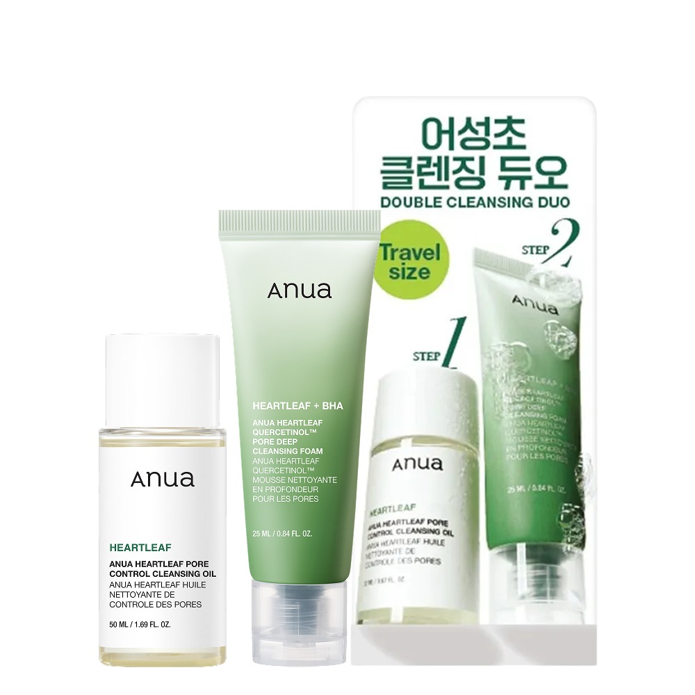 [Olyeongdandok] Anua 鱼腥草 旅行洁面套装 (Oil 20ml+洁面泡沫 25ml)
