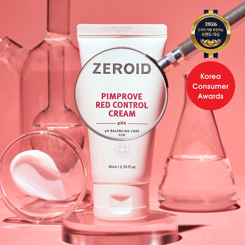 [痘痘肌推荐/弱酸性屏障护理] Zeroid Pimpeurobeu 红色控油修护霜 pH4 80ml