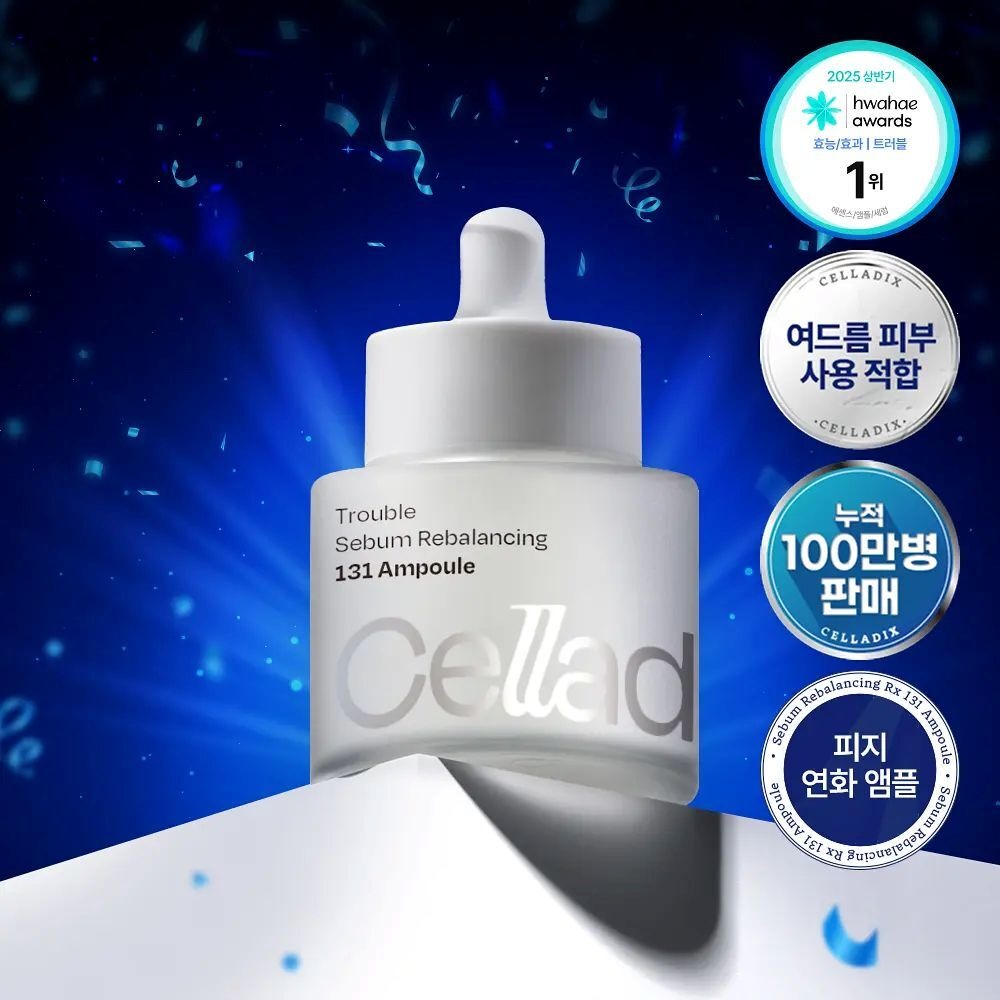 [Joyuri PICK/限量Suryang] Celladix 痘痘控油平衡131安瓶 30ml 企划装 (+补充装 10ml)