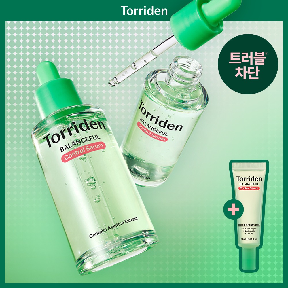 [KoreutiseuPICK] Torriden 平衡修护积雪草控油精华 50ml 双重企划装（赠20ml）