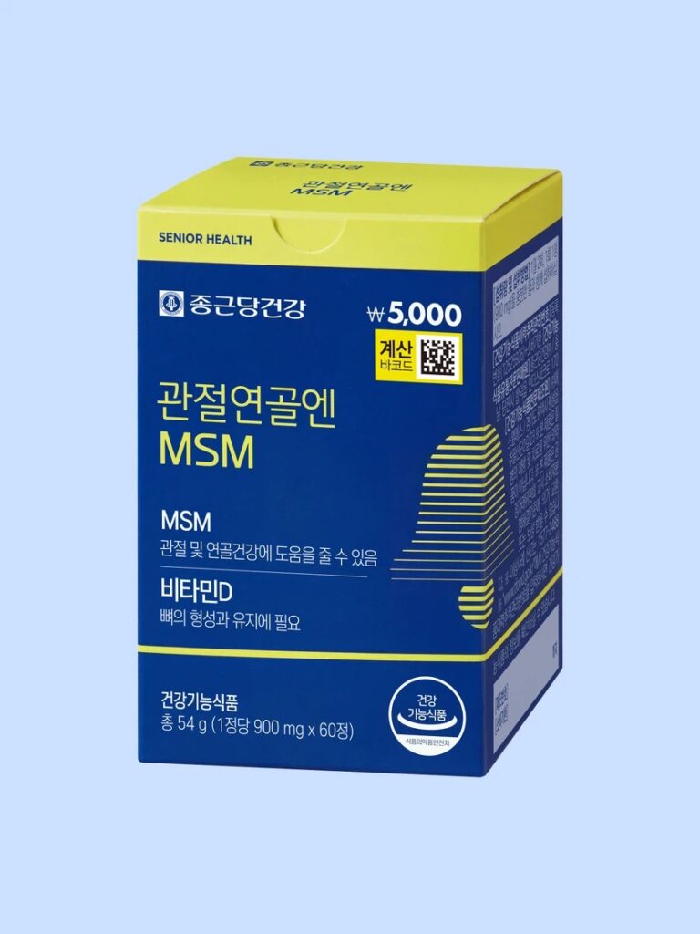 钟根堂健康 关节软骨MSM 60片 30日量
