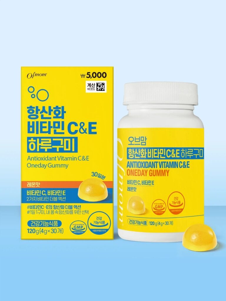 Obmoms 维生素C＆E 每日软糖 30日量