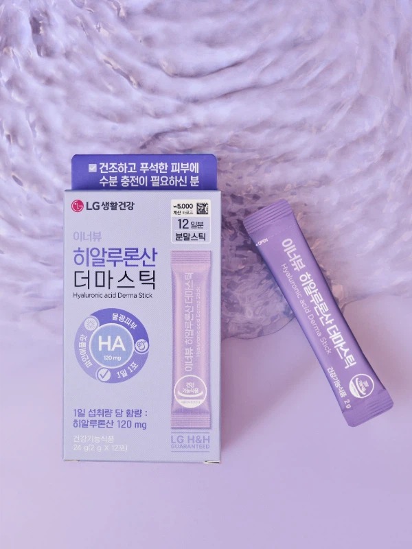 LG生活健康 InnerView 玻尿酸 皮肤科学型棒 12包
