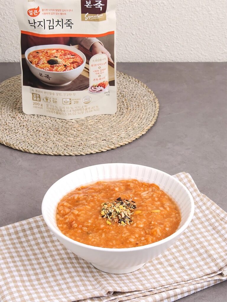 本粥 麻辣 章鱼 泡菜粥 200g