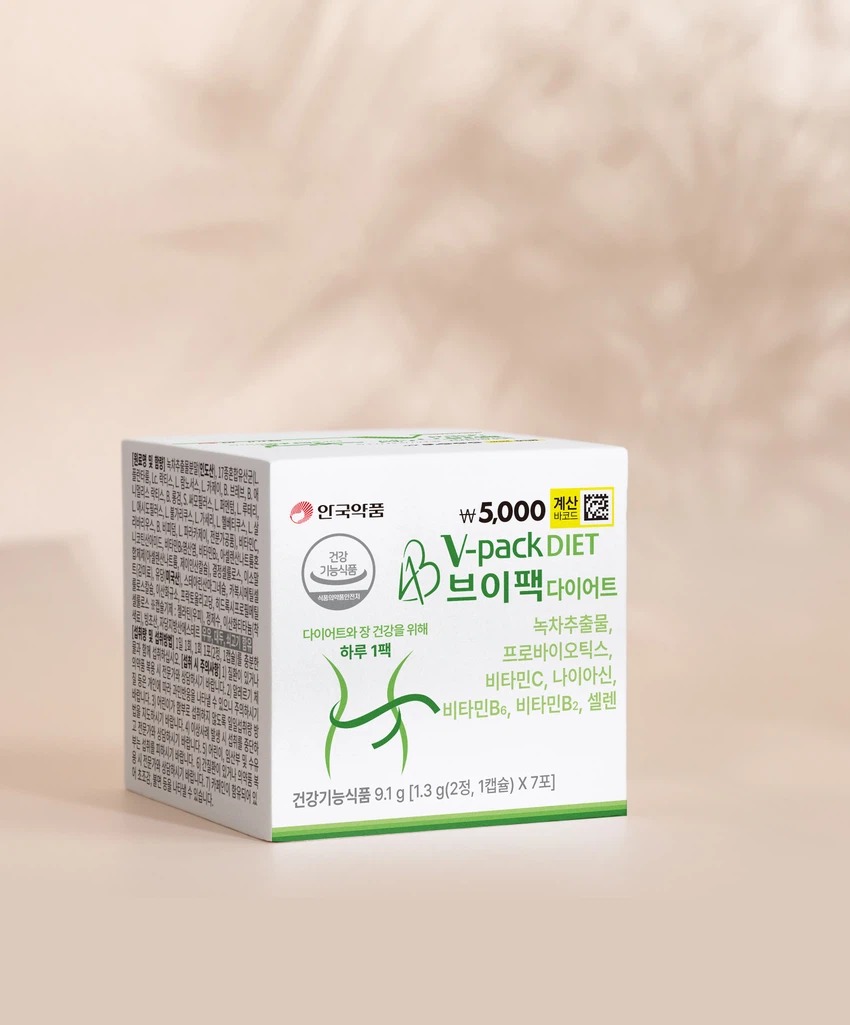 安国药品 V Pack 瘦身益生菌 多效合一复合维生素 面膜7包