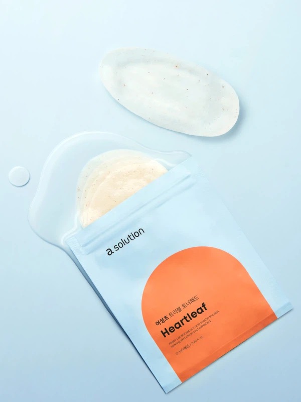 A-Solution 鱼腥草 痘痘修护 爽肤水 护肤湿巾 4片装