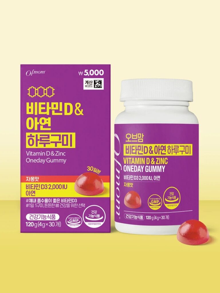 Obmoms 维生素D＆Ayeon 每日软糖 30日量