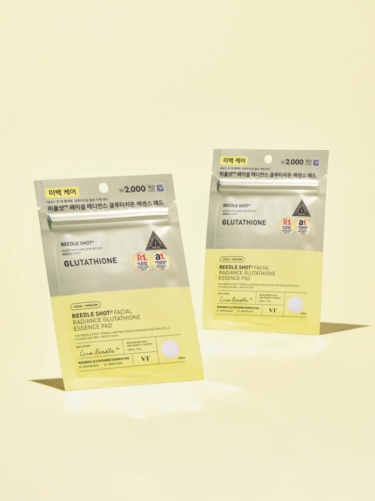 VT Red Shot Peisyeol Redieonseu 谷胱甘肽 精华湿巾 8片装